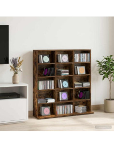 Mobile per CD Rovere Fumo 96 x 23,5 x 97,5 cm