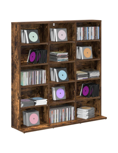 Mobile per CD Rovere Fumo 96 x 23,5 x 97,5 cm
