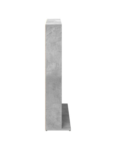 Mobile per CD Grigio Cemento 65 x 23,5 x 97,5 cm