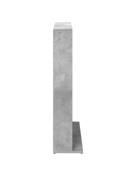 Mobile per CD Grigio Cemento 65 x 23,5 x 97,5 cm