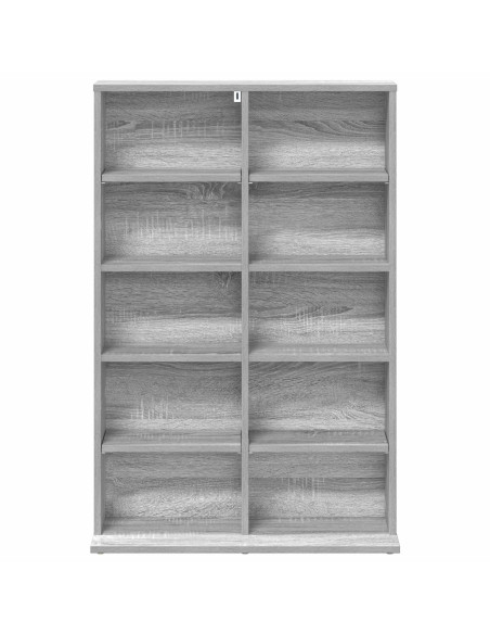 Mobile per CD Sonoma grigio 65 x 23,5 x 97,5 cm