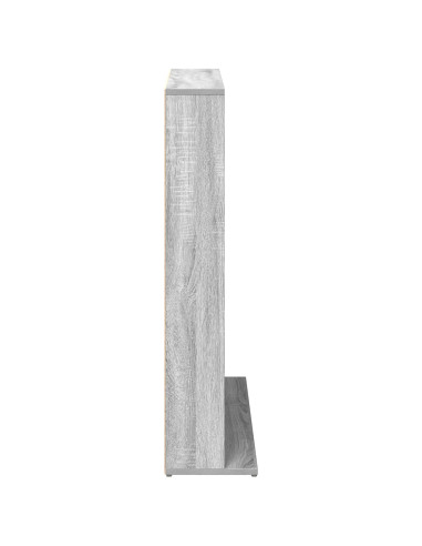 Mobile per CD Sonoma grigio 65 x 23,5 x 97,5 cm
