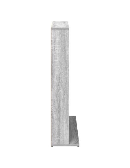 Mobile per CD Sonoma grigio 65 x 23,5 x 97,5 cm