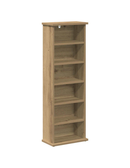Mobile per CD 2 pz Rovere Artigianale 60 x 17 x 92 cm