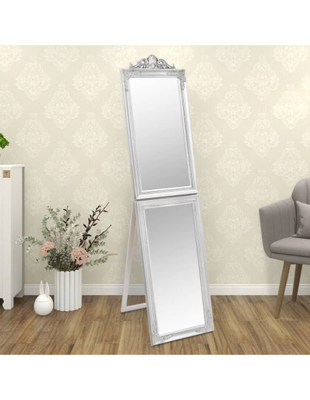 Specchio Autoportante Argento 45x180 cm