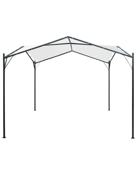 Gazebo da Giardino 3x3x2,6 m Bianco 180 g/m²