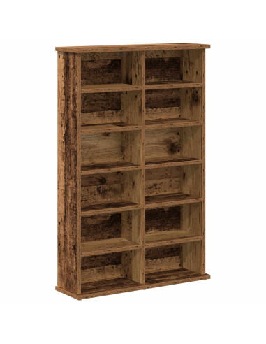 Mobile per CD Legno antico 60 x 17 x 92 cm Legno ingegnerizzato