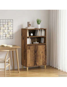 Credenza Legno di quercia 60 x 36 x 110 cm Legno ingegnerizzato