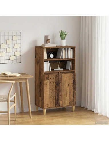 Credenza Legno di quercia 60 x 36 x 110 cm Legno ingegnerizzato