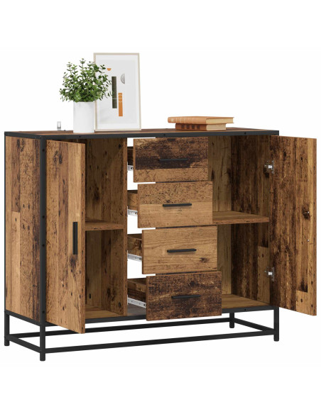 Credenza Legno antico 92 x 35 x 76 cm Legno ingegnerizzato
