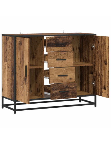Credenza Legno antico 92 x 35 x 76 cm Legno ingegnerizzato