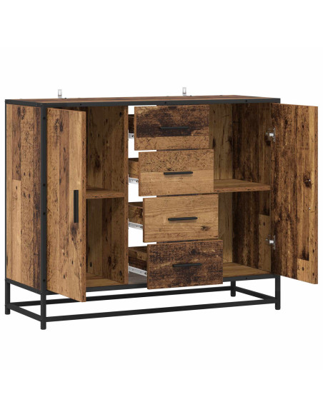 Credenza Legno antico 92 x 35 x 76 cm Legno ingegnerizzato