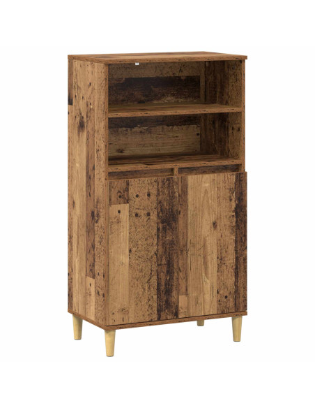 Credenza Legno di quercia 60 x 36 x 110 cm Legno ingegnerizzato