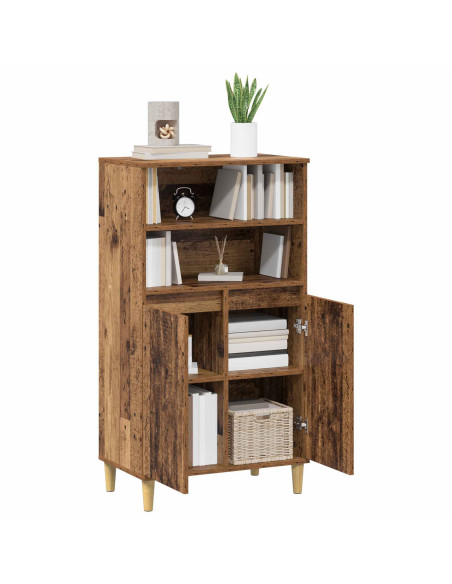 Credenza Legno di quercia 60 x 36 x 110 cm Legno ingegnerizzato