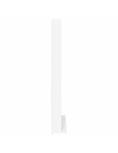 Mobile per CD Bianco 65 x 23,5 x 175 cm Legno ingegnerizzato