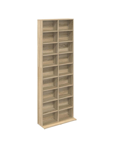 Mobile per CD Rovere Sonoma 65 x 23,5 x 175 cm