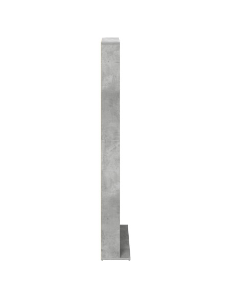 Mobile per CD Grigio Cemento 65 x 23,5 x 175 cm