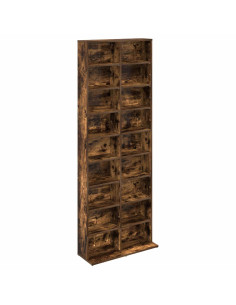 Mobile per CD Rovere Fumo 65 x 23,5 x 175 cm 2