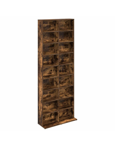 Mobile per CD Rovere Fumo 65 x 23,5 x 175 cm