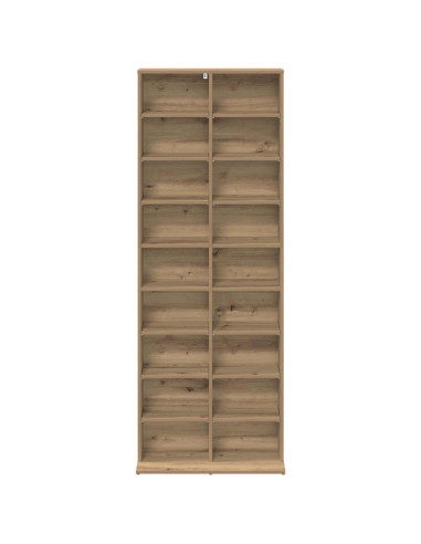 Mobile per CD Rovere Artigianale 65 x 23,5 x 175 cm