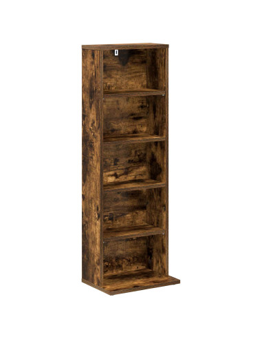 Mobile per CD Rovere Fumo 33 x 23,5 x 97,5 cm