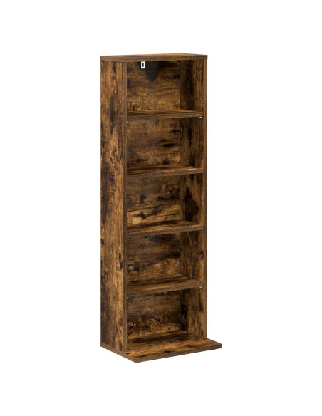 Mobile per CD Rovere Fumo 33 x 23,5 x 97,5 cm