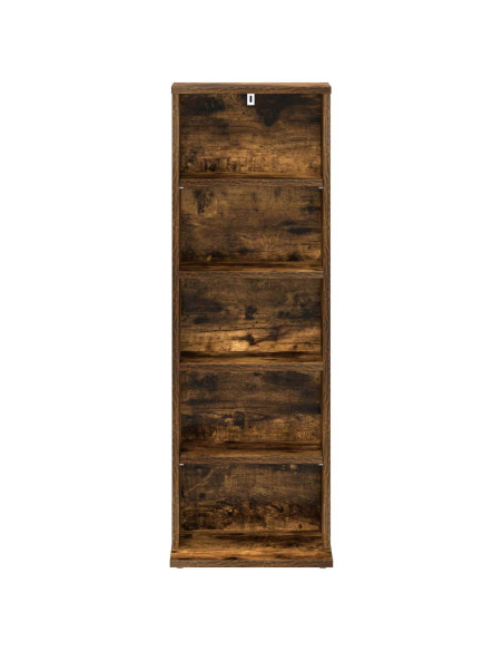 Mobile per CD Rovere Fumo 33 x 23,5 x 97,5 cm