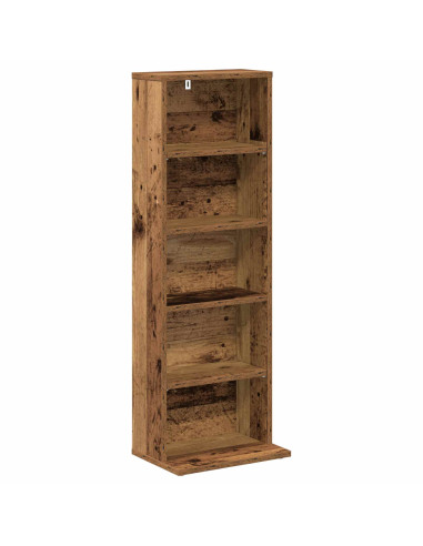 Mobile per CD Legno antico 33 x 23,5 x 97,5 cm