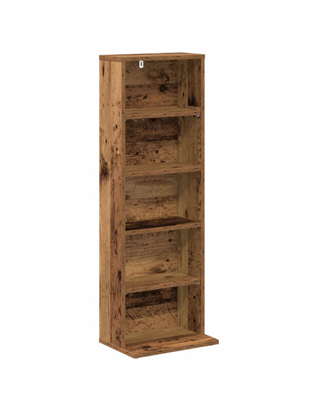 Mobile per CD Legno antico 33 x 23,5 x 97,5 cm