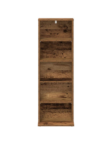 Mobile per CD Legno antico 33 x 23,5 x 97,5 cm