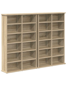 Mobile per CD 2 pz Rovere Sonoma 60 x 17 x 92 cm 2