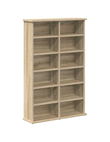 Mobile per CD 2 pz Rovere Sonoma 60 x 17 x 92 cm
