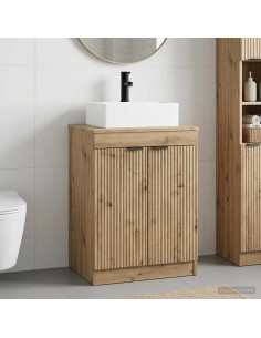 Set di mobili per il bagno Rovere Artigianale