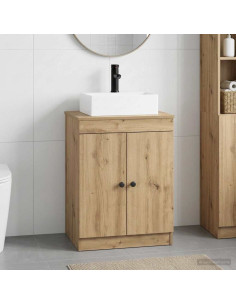 Set di mobili per il bagno Rovere Artigianale
