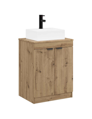 Set di mobili per il bagno Rovere Artigianale