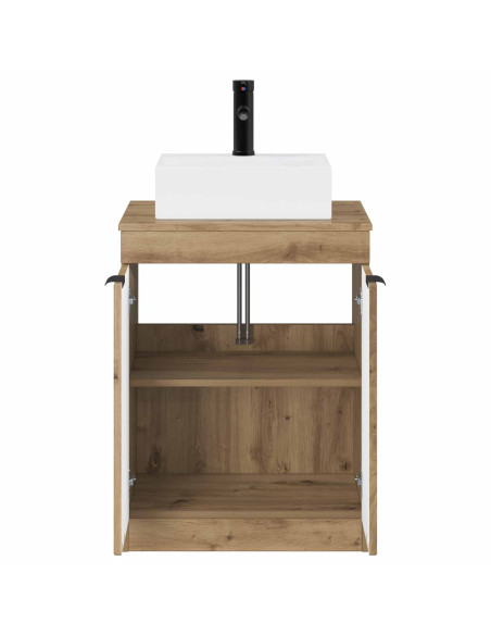 Set di mobili per il bagno Rovere Artigianale