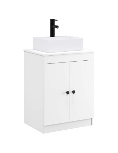 Set di mobili per il bagno Bianco Legno ingegnerizzato