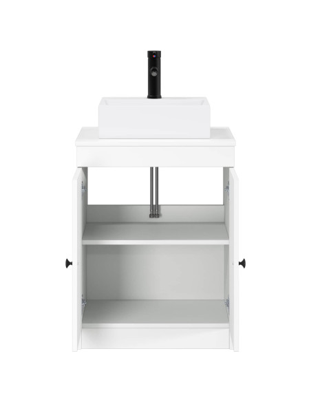 Set di mobili per il bagno Bianco Legno ingegnerizzato