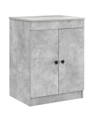 Set di mobili per il bagno Grigio Cemento Legno ingegnerizzato