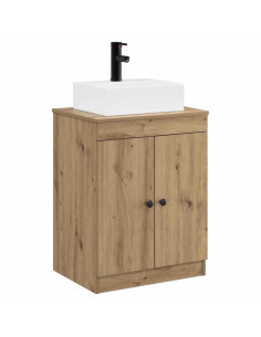 Set di mobili per il bagno Rovere Artigianale 2