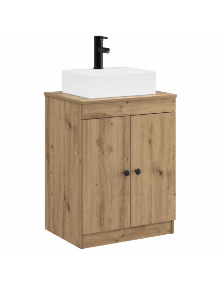 Set di mobili per il bagno Rovere Artigianale