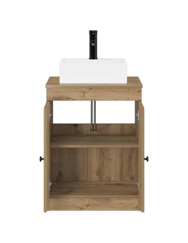 Set di mobili per il bagno Rovere Artigianale