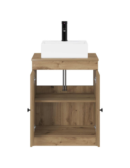 Set di mobili per il bagno Rovere Artigianale
