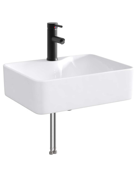 Set di mobili per il bagno Nero Legno ingegnerizzato