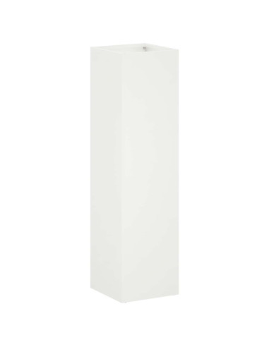 Vaso da giardino Bianco 20 x 20 x 75 cm