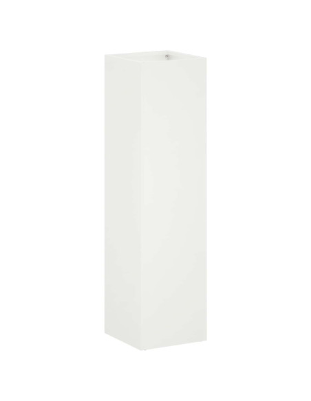 Vaso da giardino Bianco 20 x 20 x 75 cm