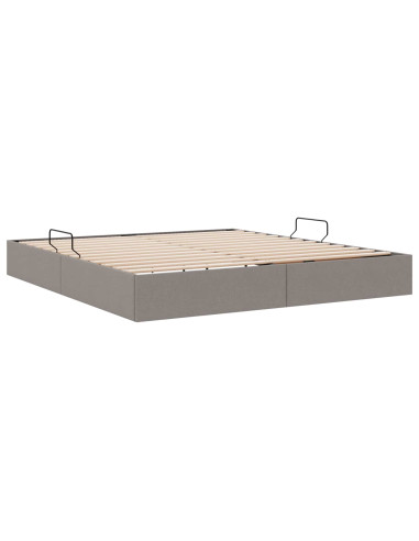 Letto ottomano con archiviazione Talpa 160 x 200 cm Tessuto