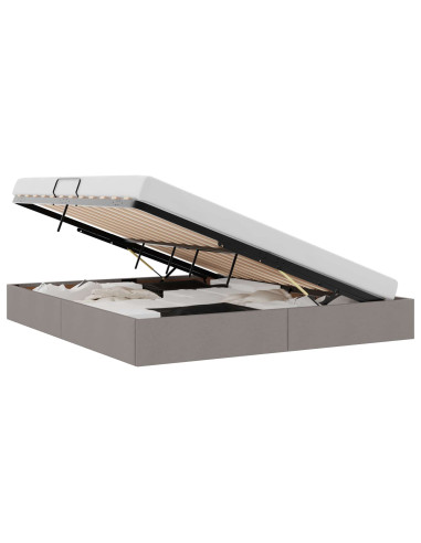 Letto ottomano con archiviazione Talpa 180 x 200 cm Tessuto