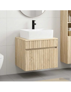 Set di mobili per il bagno Rovere Sonoma Legno ingegnerizzato