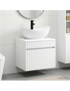 Set di mobili per il bagno Bianco Legno ingegnerizzato